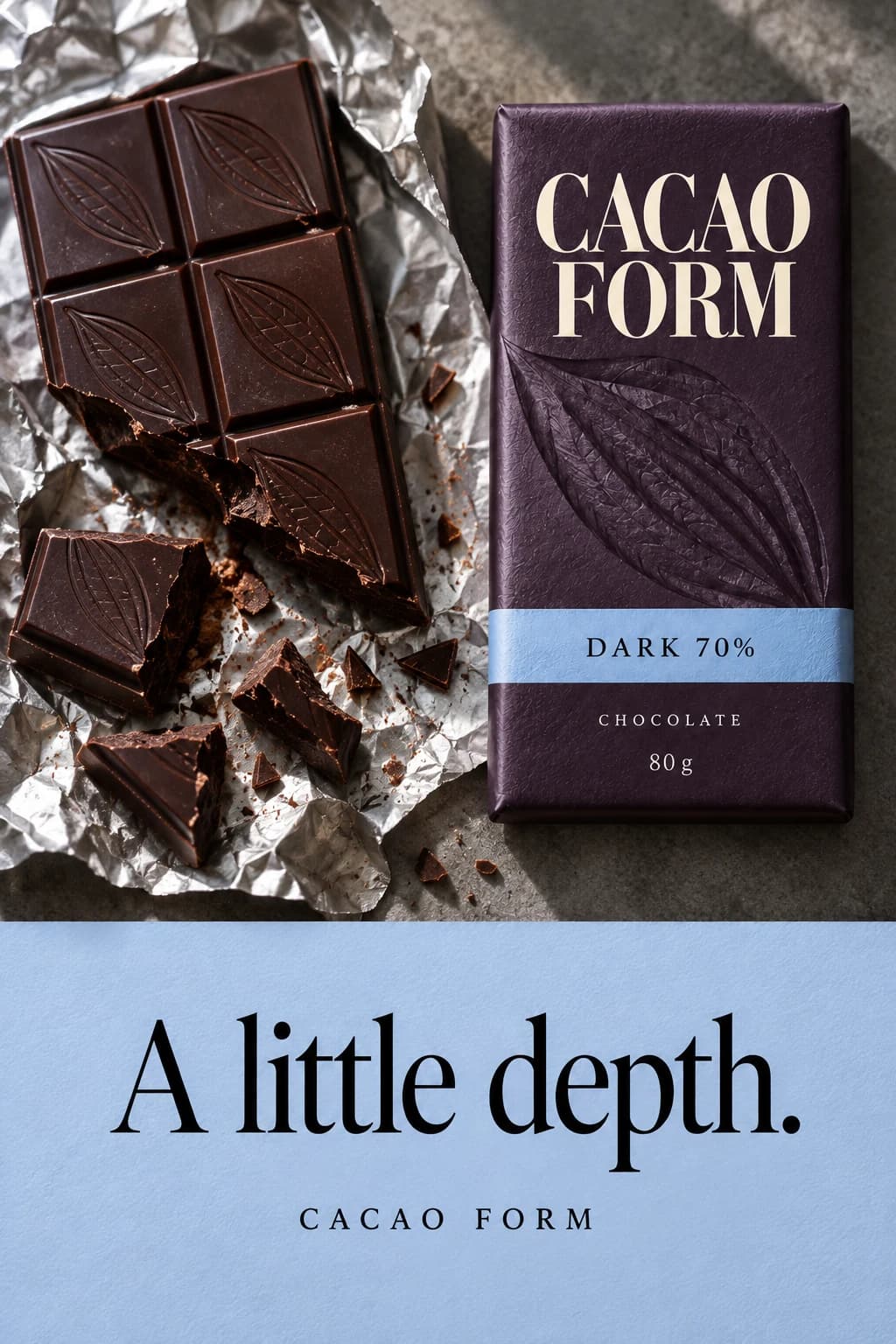 Cacao Form: Chocolate advertisement