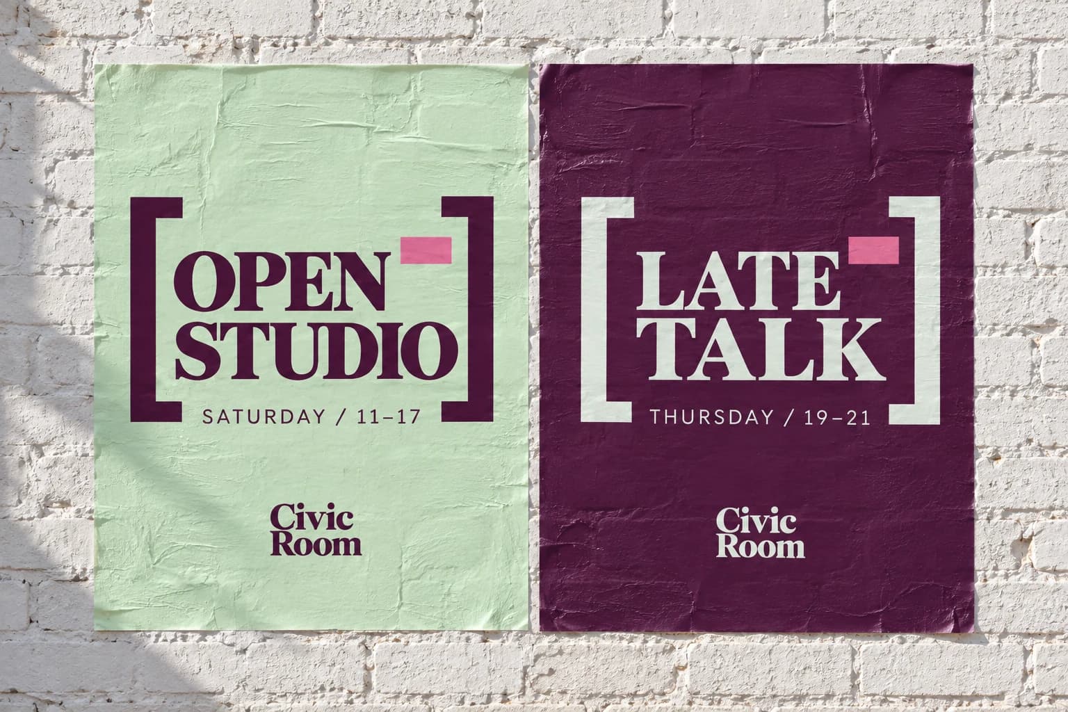 Civic Room: Pasangan poster program