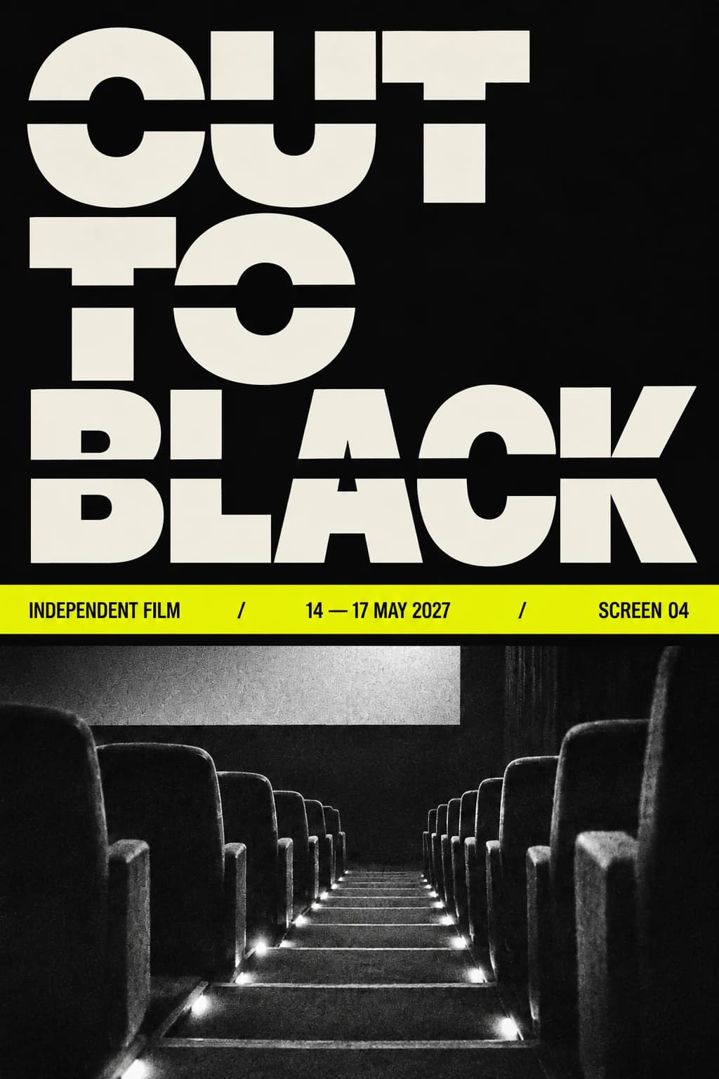 Cut to Black: Poster festival