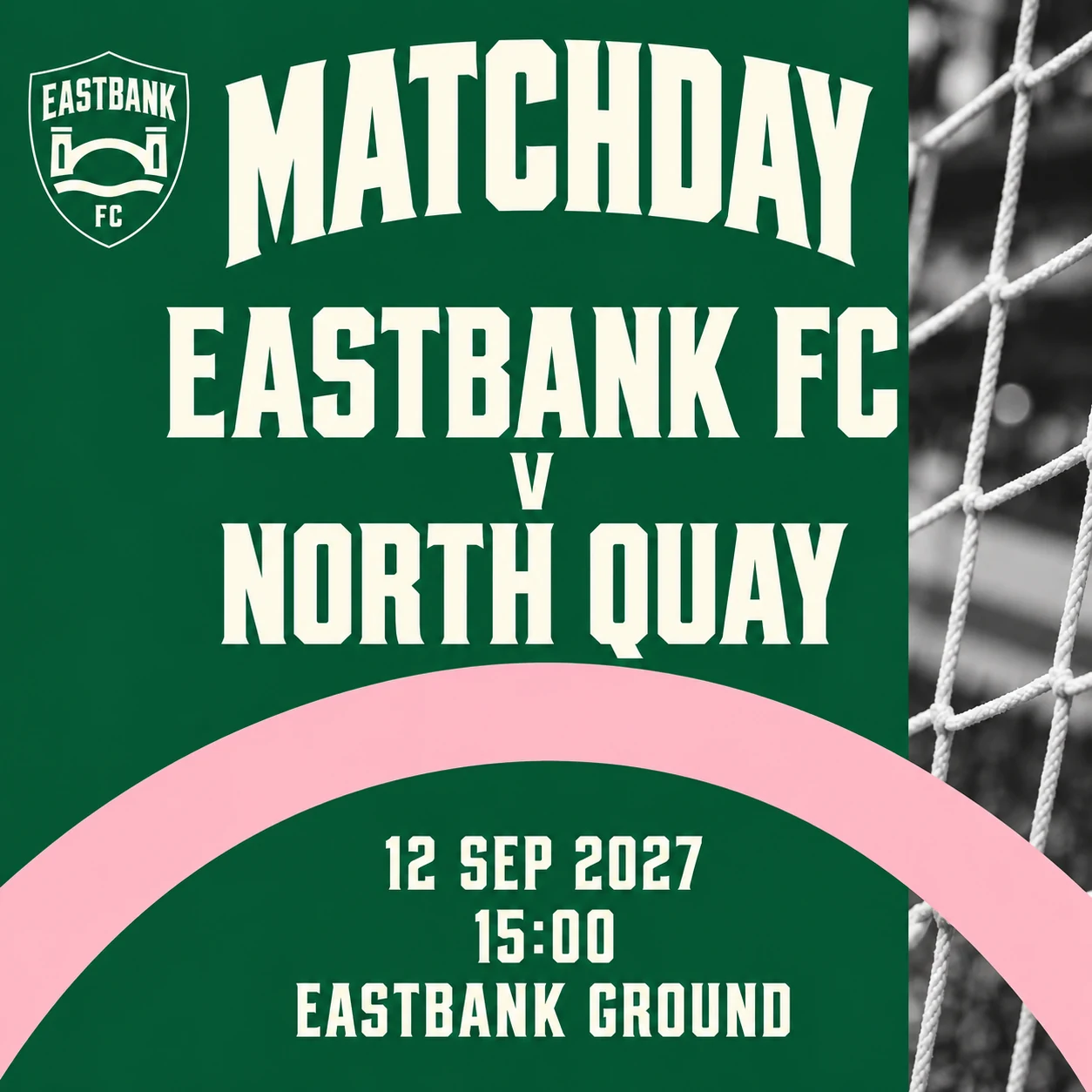 Eastbank FC: Grafis hari pertandingan