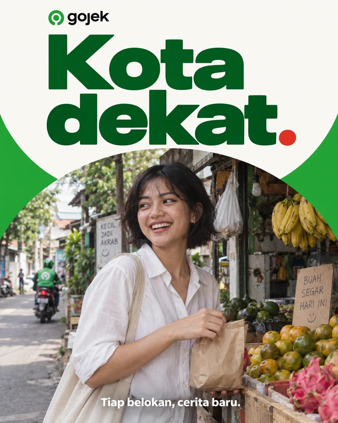Gojek / Kota Dekat: Visual utama Kota Dekat