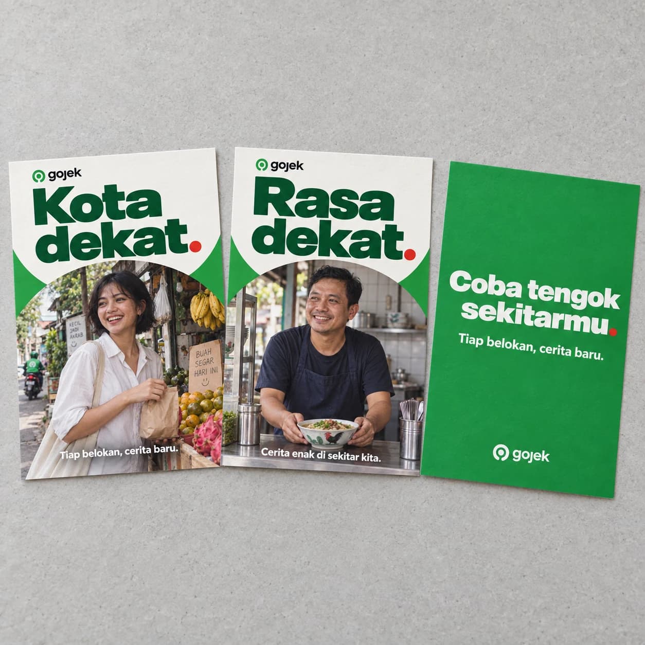 Gojek / Kota Dekat: Kartu kampanye