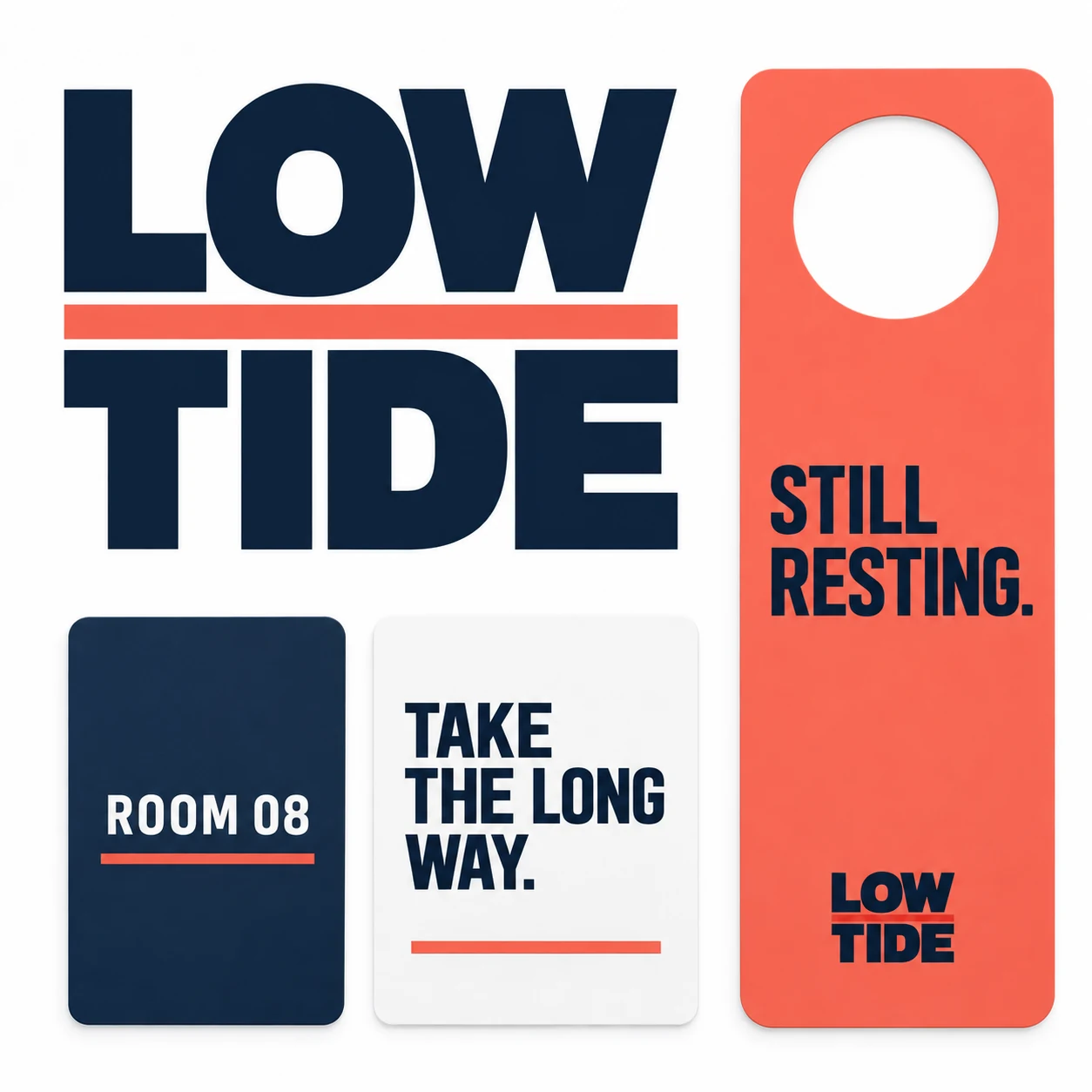 Low Tide: Identitas perlengkapan tamu