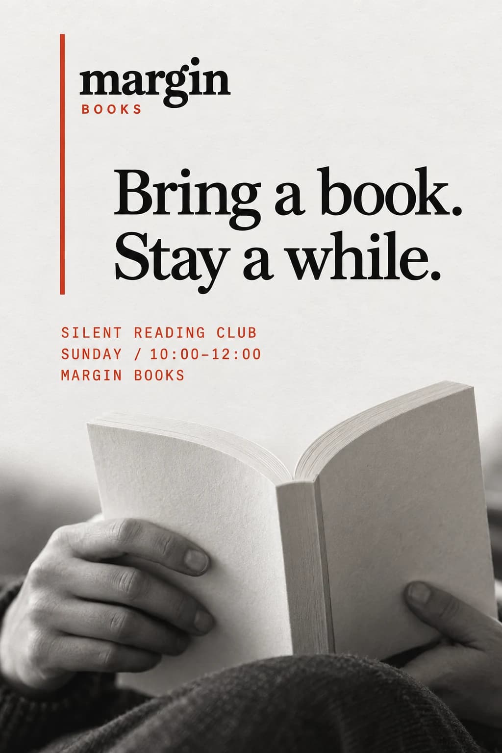 Margin Books: Poster klub baca