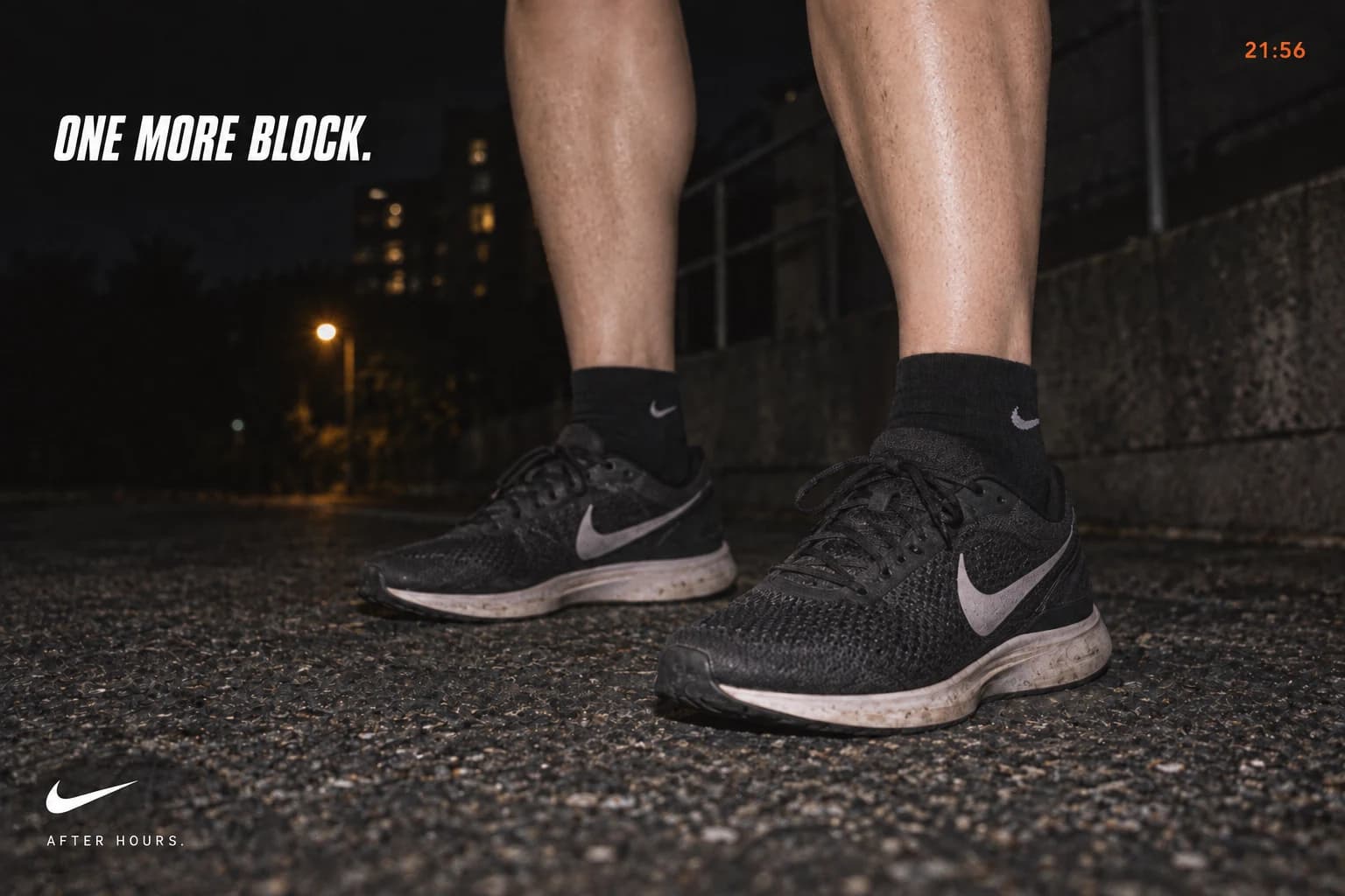 Nike / After Hours: Visual sepatu One More Block