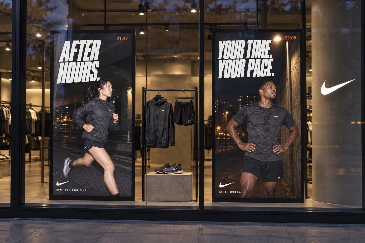 Nike / After Hours: Konsep etalase ritel