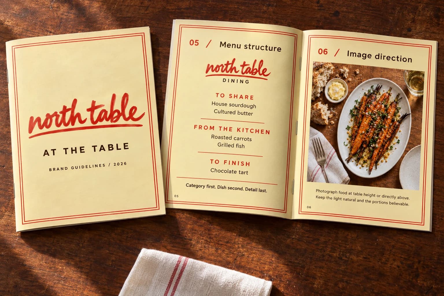 North Table: Presentasi panduan