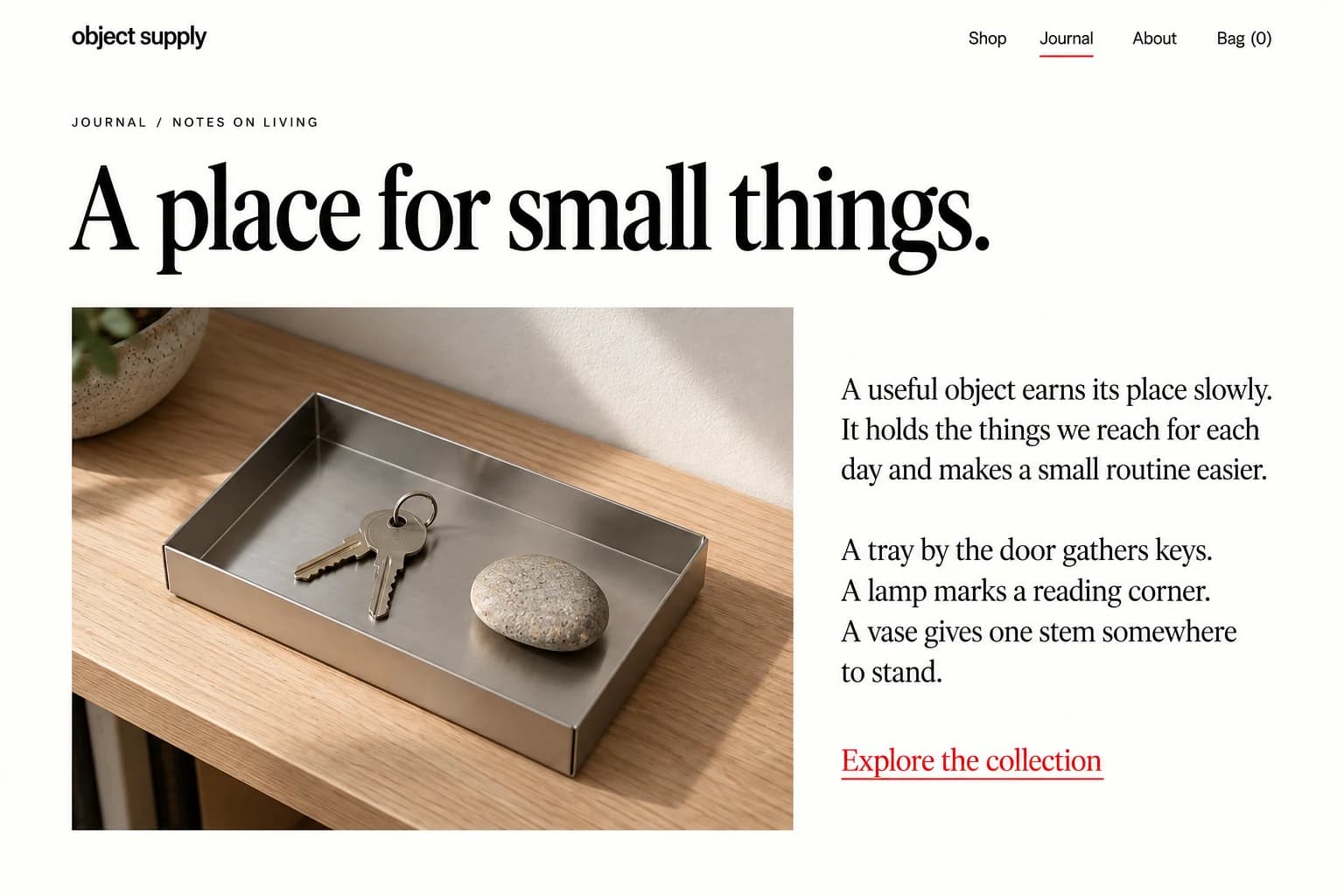 Object Supply: Jurnal desktop