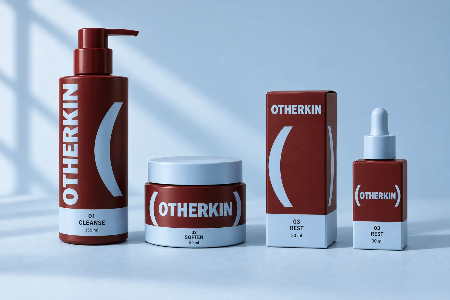 OTHERKIN: Keluarga produk dan kemasan
