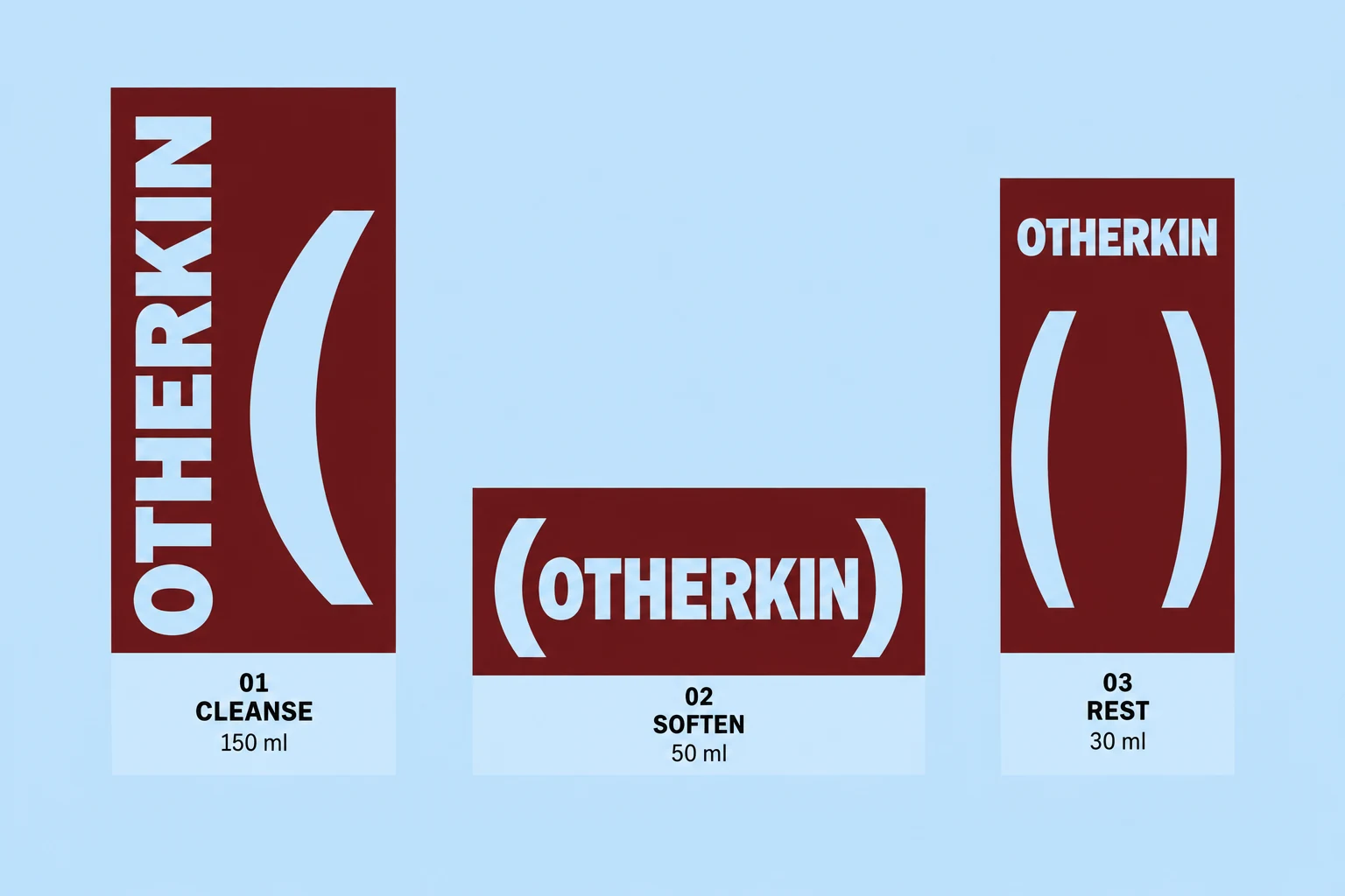 OTHERKIN: Desain kemasan datar