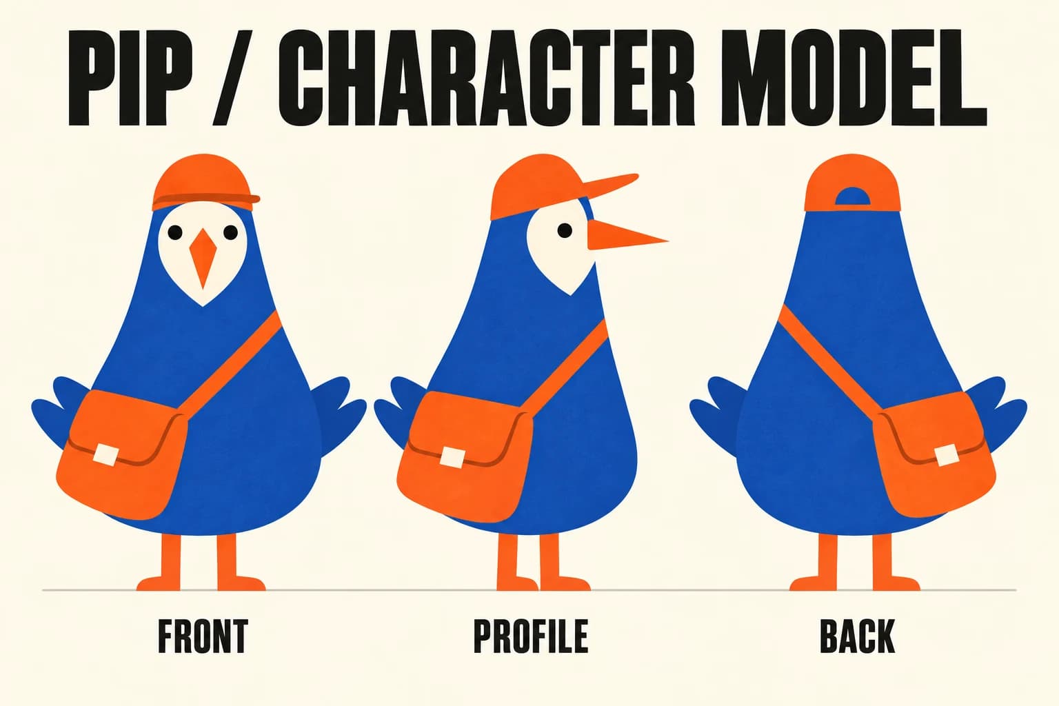 PIP / Parcel Pal: Model karakter