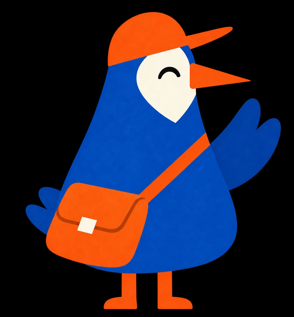 PIP / Parcel Pal: Karakter PIP dengan latar transparan