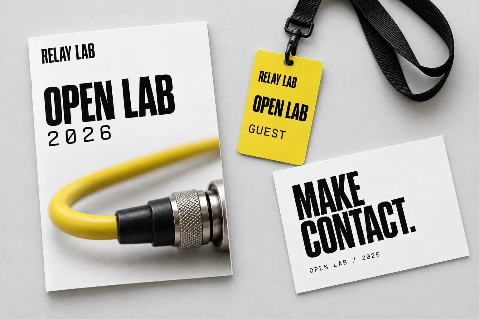 RELAY LAB: Materi cetak konferensi