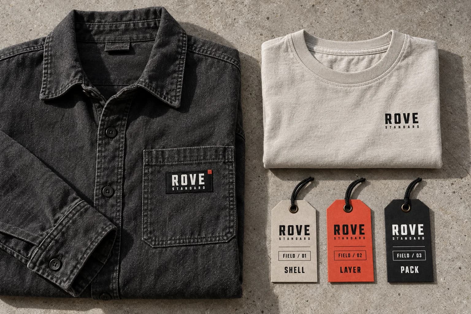 Rove Standard: Aplikasi pakaian