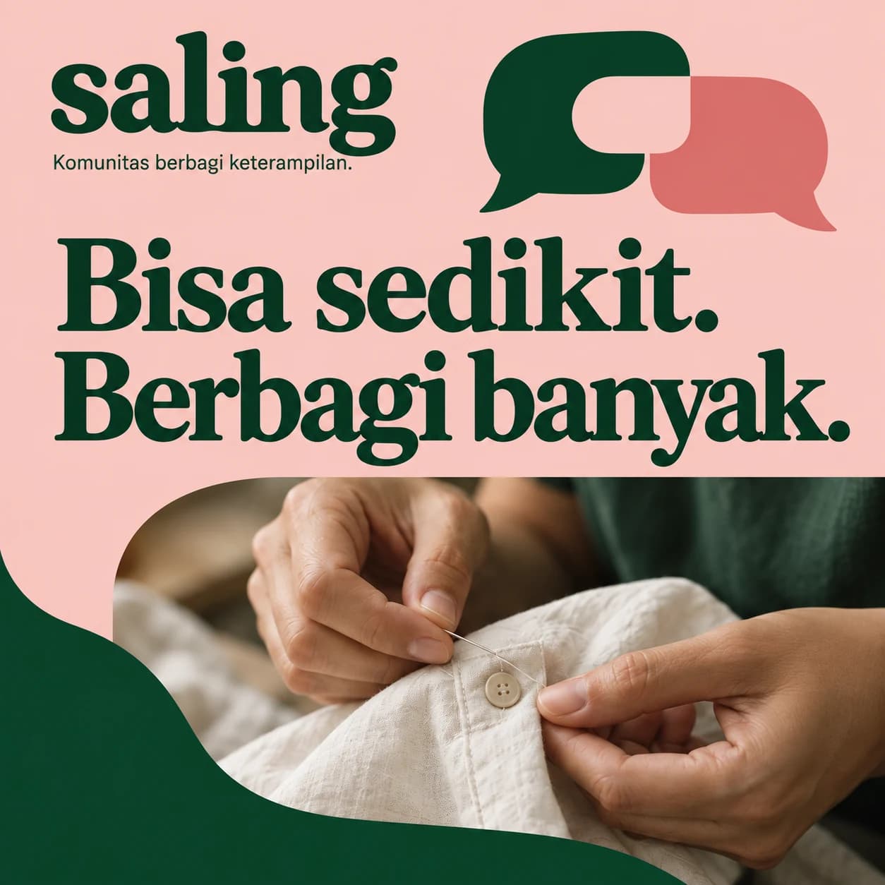 Saling: Visual utama media sosial