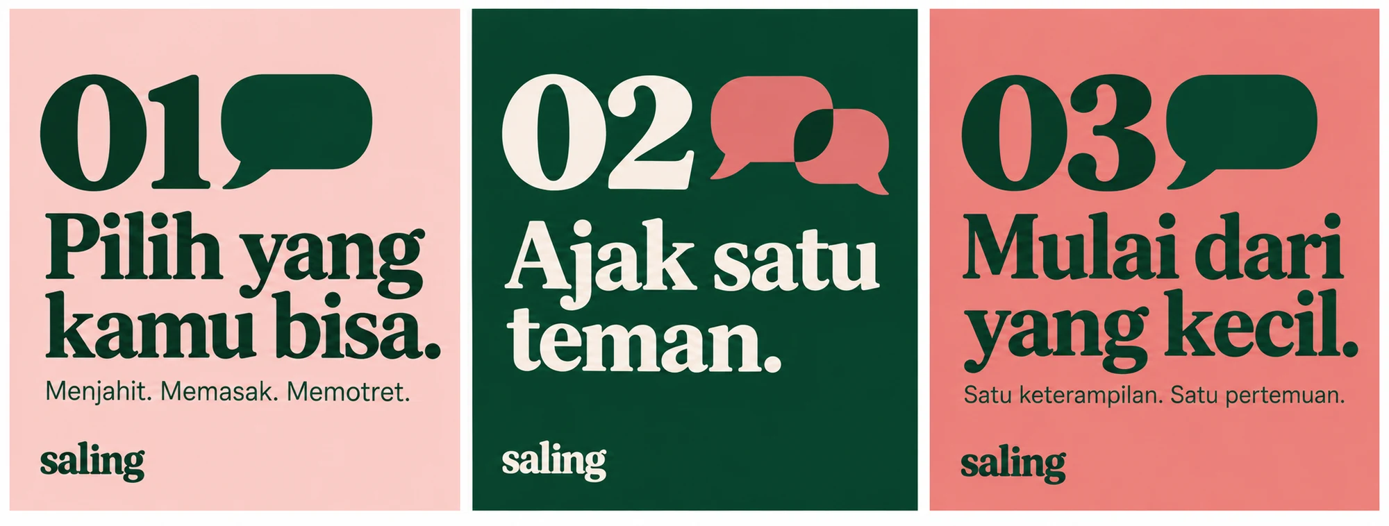 Saling: Karusel ajakan berpartisipasi