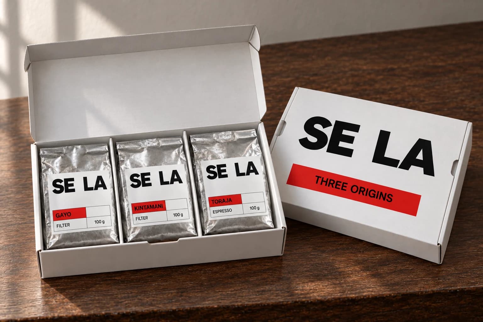 SELA: Set cicip tiga asal kopi