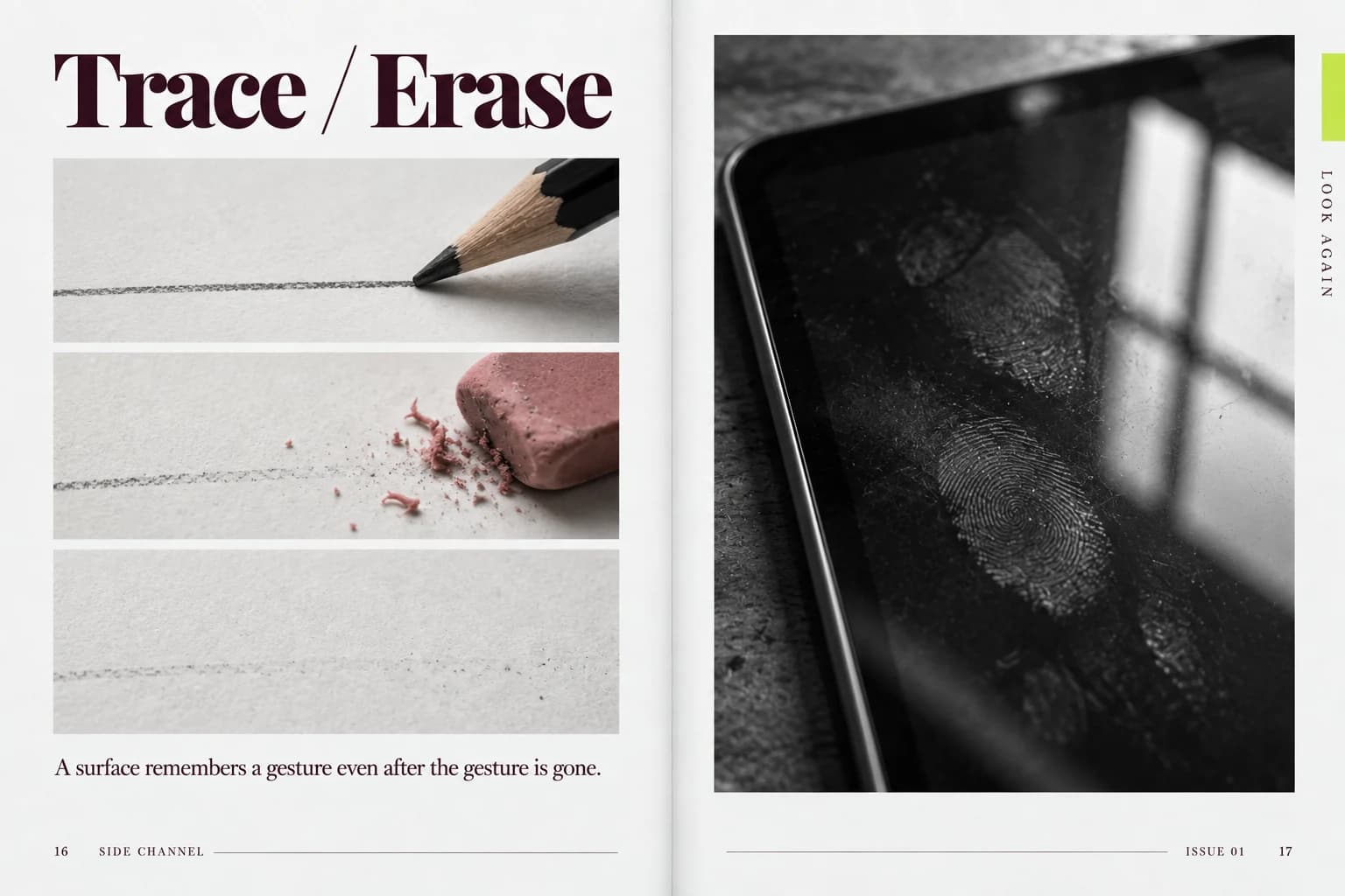 SIDE CHANNEL / Offline Matter: Trace / Erase / 16–17
