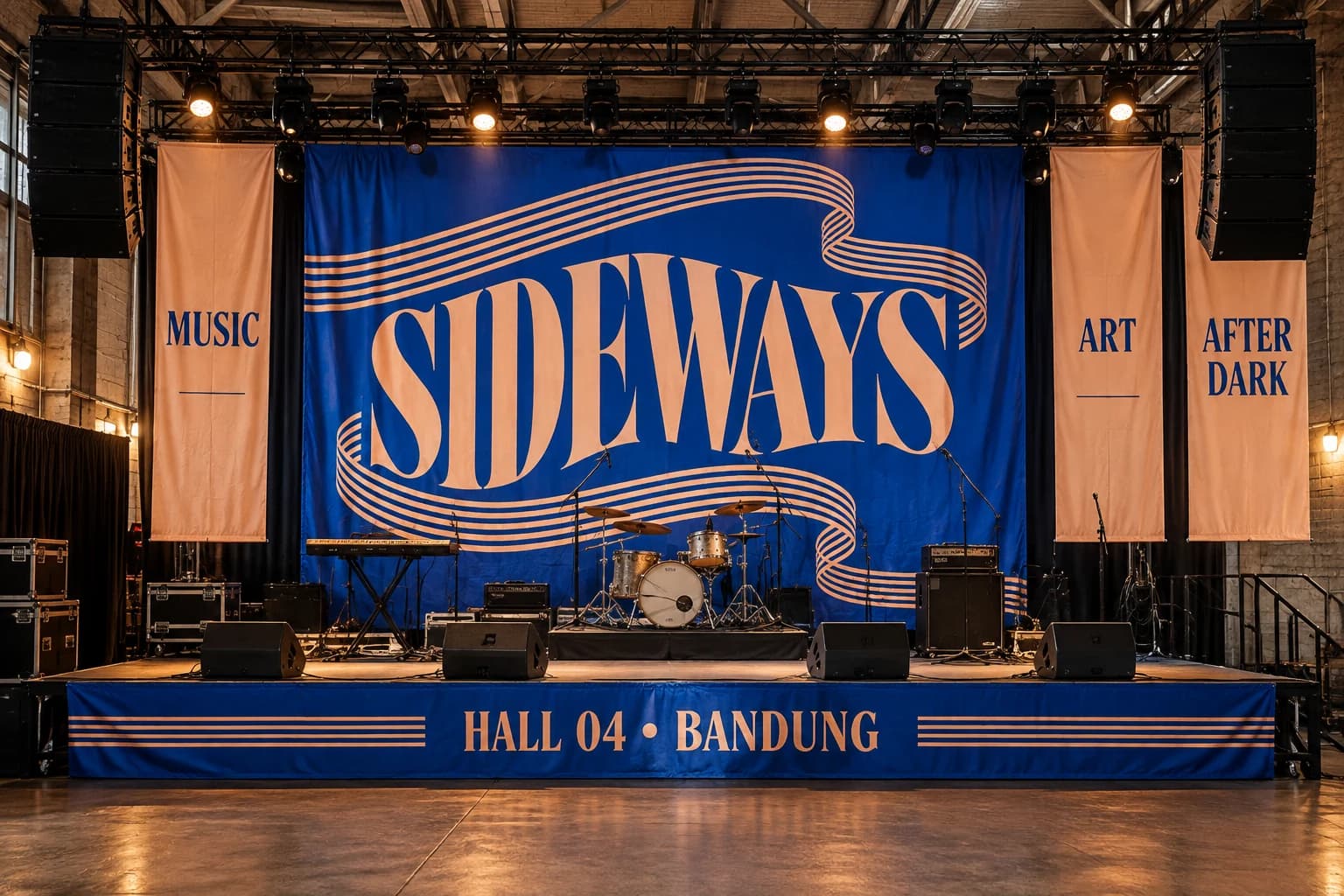 SIDEWAYS: Visualisasi grafis panggung