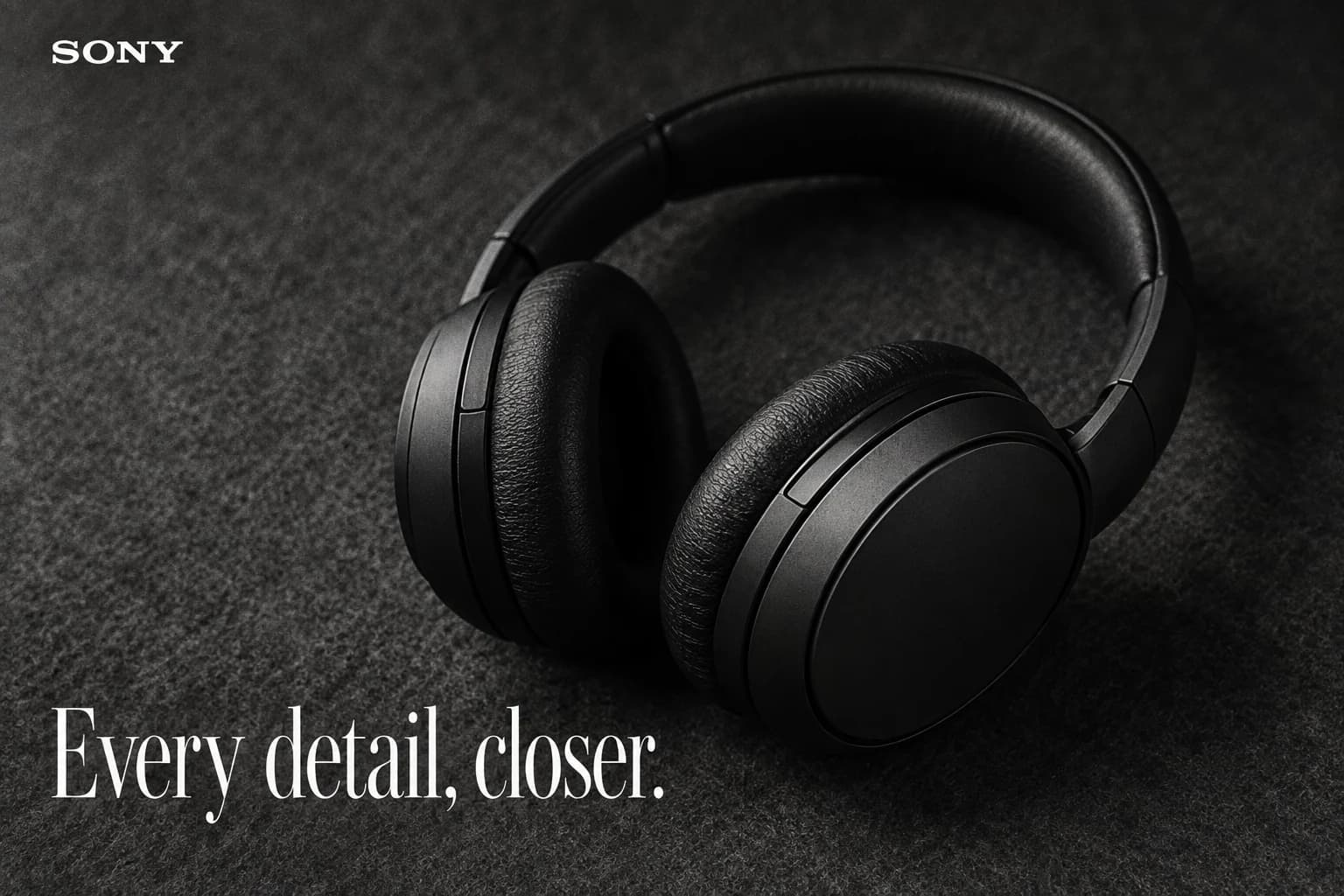 Sony / Close Listening: Still life headphone