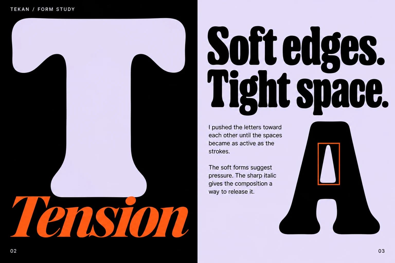 TEKAN / Form Under Pressure: Studi tipografi editorial