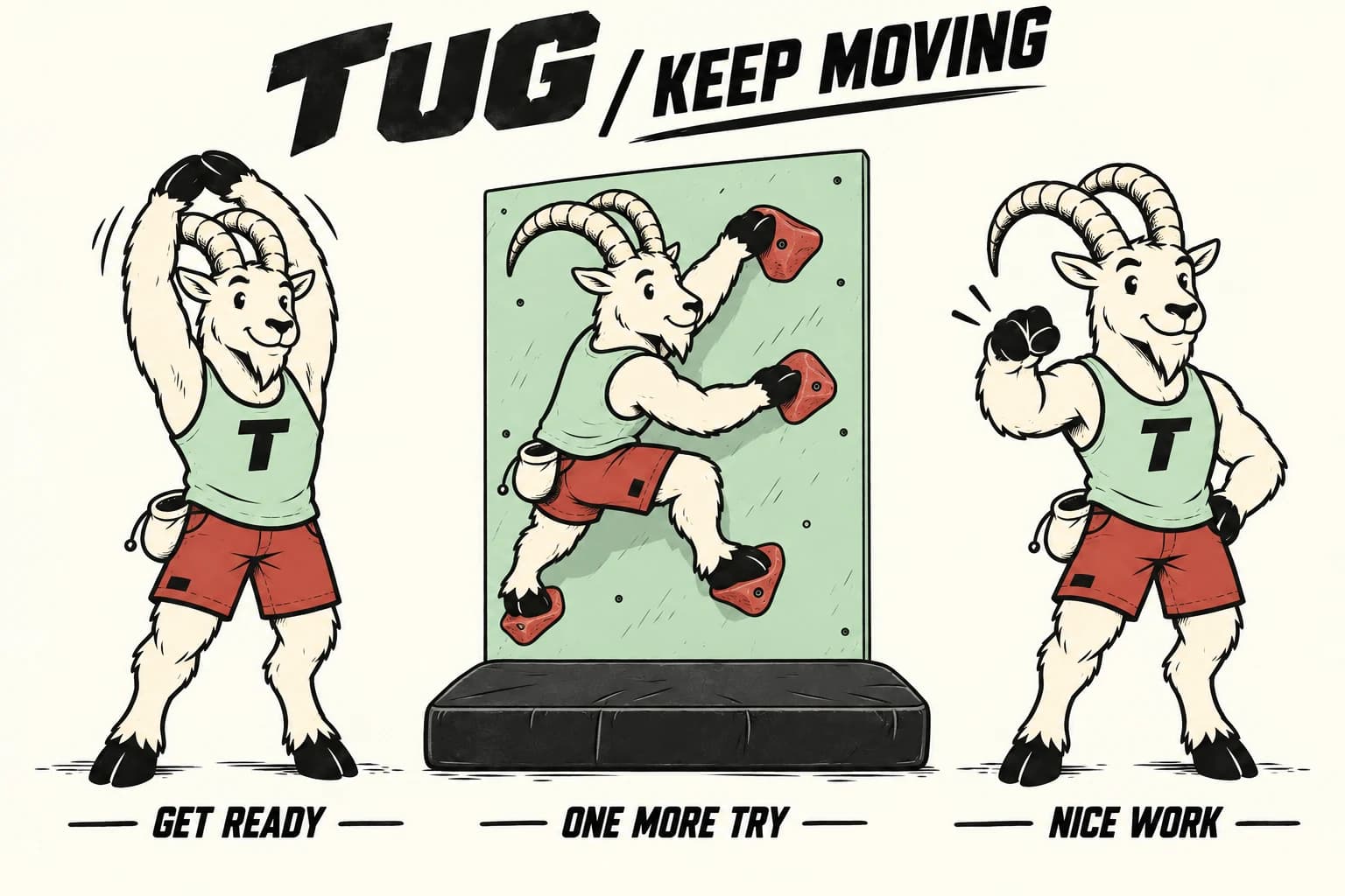 TUG / Climbing Club: Pose aksi