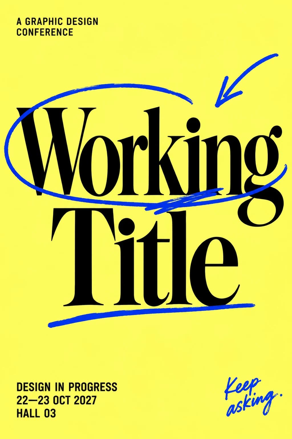 Working Title: Poster konferensi